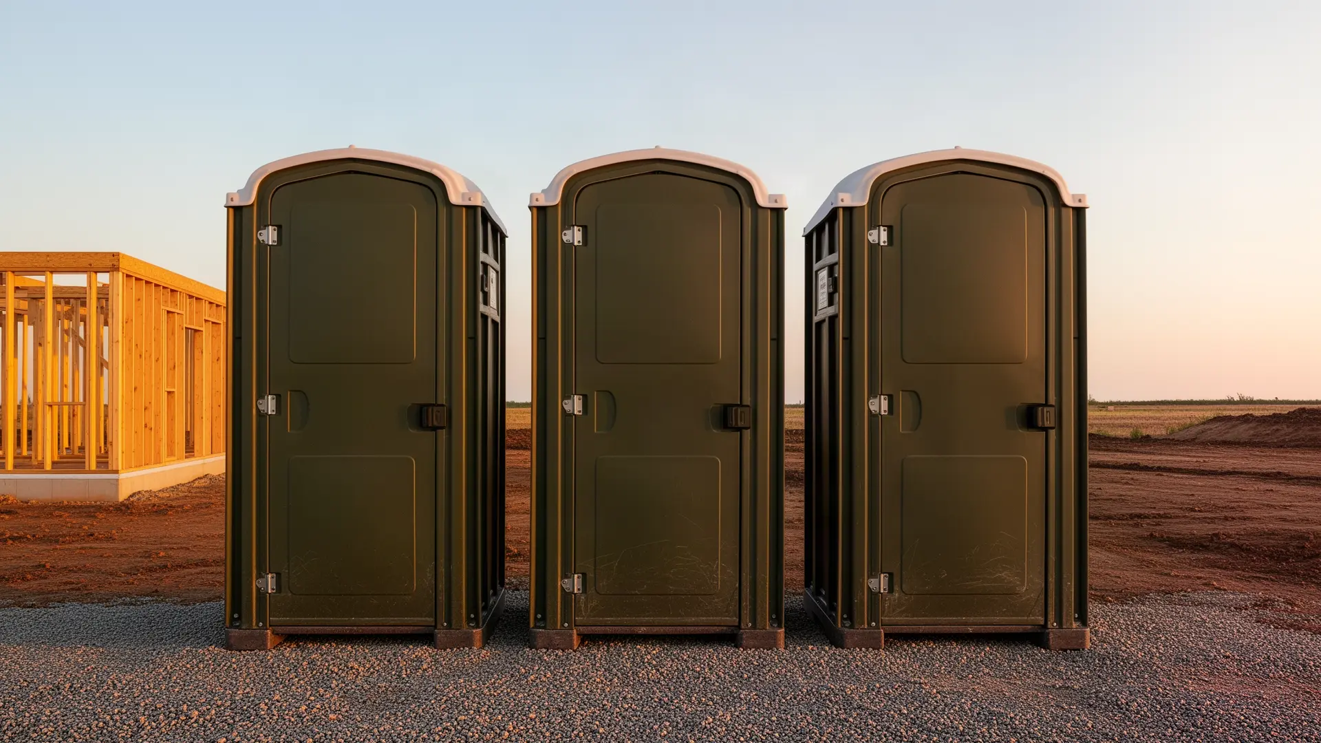 Clean porta potty unit from Pine Valley Porta Potty Rental in Tampa, FL
